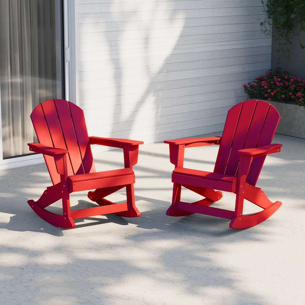 Laguna Hdpe All Weather Outdoor Patio Rocking Chair (Set of 2)