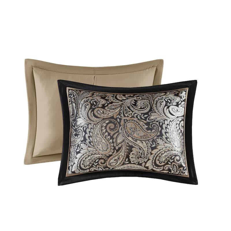 Madison Park Wellington 12 Piece Comforter Set with Cotton Bed Sheets