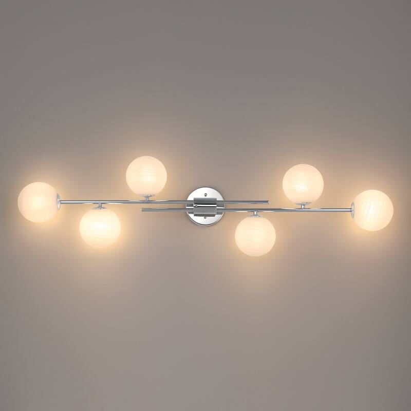 Acroma 6 - Light Modern/Contemporary Vanity Light - 6-light