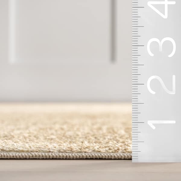 dimension image slide 5 of 6, Nuloom Argelia Solid Machine Washable Area Rug