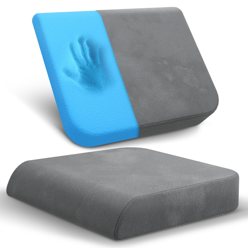 Cheer Collection Ultra Supportive Memory Foam Extra-Large Seat Cushion