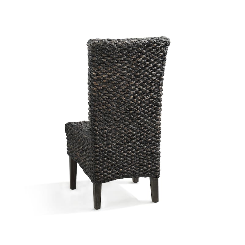 Meadow Chair Water Hyacinth in Graphite (Set of 2)