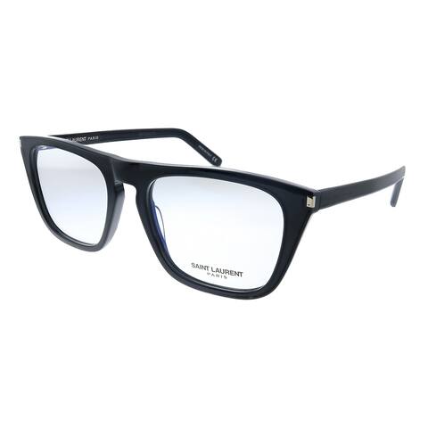 Saint Laurent Unisex Black Frame Eyeglasses 55mm
