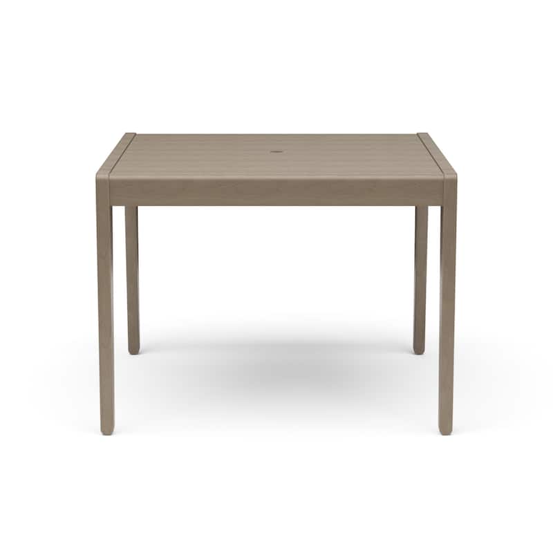Homestyles Sustain Brown Wood Outdoor Dining Table - 40" x 40" x 30"