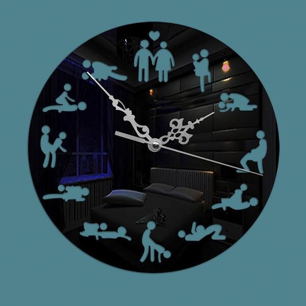 Shop Chezmax Creative Pattern Wall Clock Diy Acrylic 3d Mirror