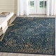 preview thumbnail 5 of 32, SAFAVIEH Vintage Distressed Boho Valvi Oriental Rug 4' x 5'7" - Blue/Yellow - Rectangle