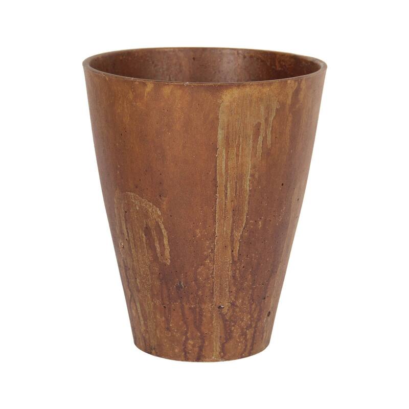 Patio Medium Limestone Vase - Corten