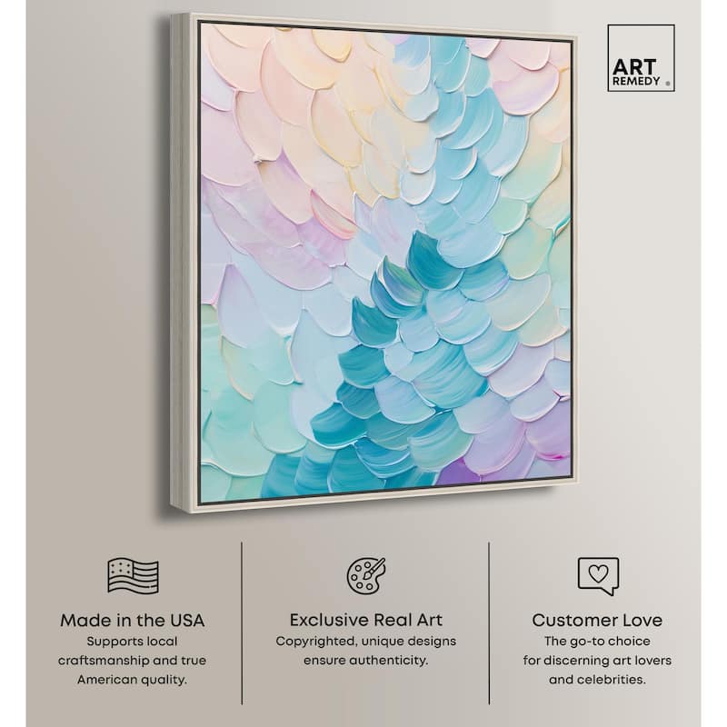 Mermaid Scales Canvas by Art Remedy