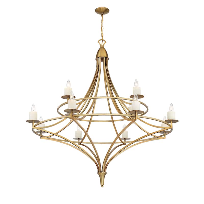 Savoy House 1-1672-12 Director 12 Light 50" Wide Chandelier