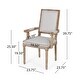 preview thumbnail 35 of 62, Mores Upholstered 5 Piece Circular Dining Set by Christopher Knight Home