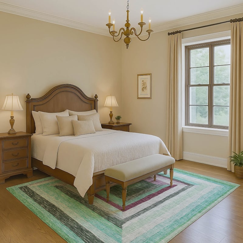 Premium Washable Super Soft Modern Dimensions Mayfield Rug