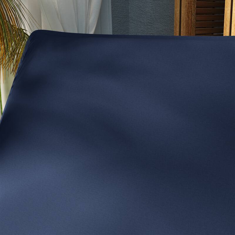 Outsunny Outdoor Lounge Chair Cushion Set of 2, UPF50+ 200gsm Fabric and 25D High-Density Foam