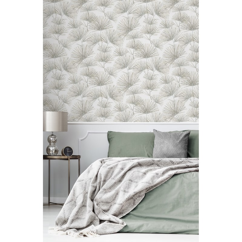 NextWall Pine Needle Peel and Stick Wallpaper