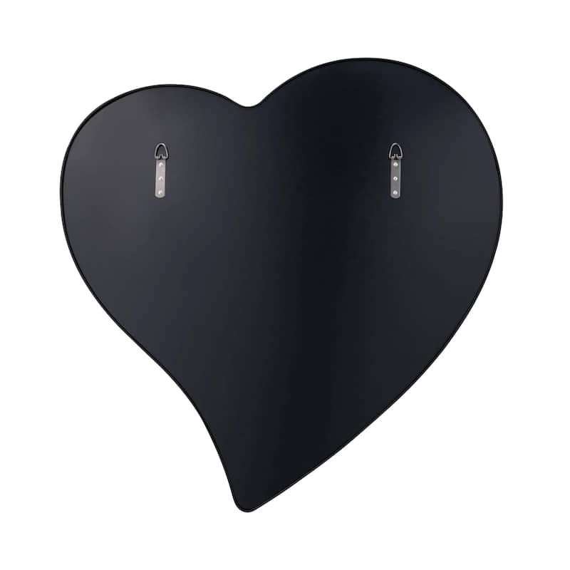 Who Do Ya Love 30x30 Framed Heart Mirror