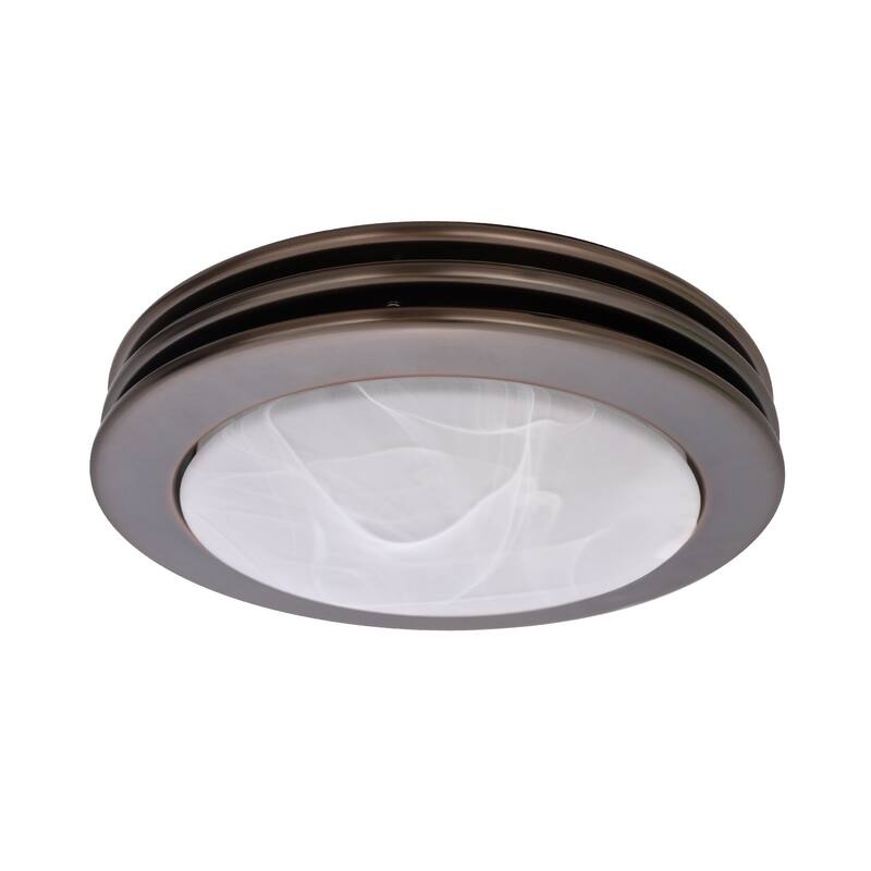Exhaust Fan, Ultra Quiet 80 CFM 1.5 Sones Ventilation Exhaust Bathroom Fan with Light, 3 CCT LED Light, 3 Years Warranty - Oil Rubbed Bronze