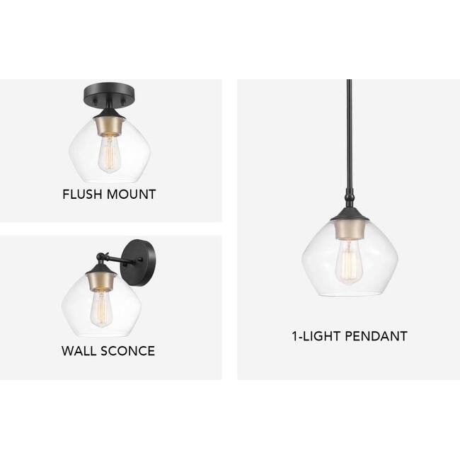 Bellevue GECF72922 Neo Monte 8" Wide Semi-Flush Ceiling Fixture