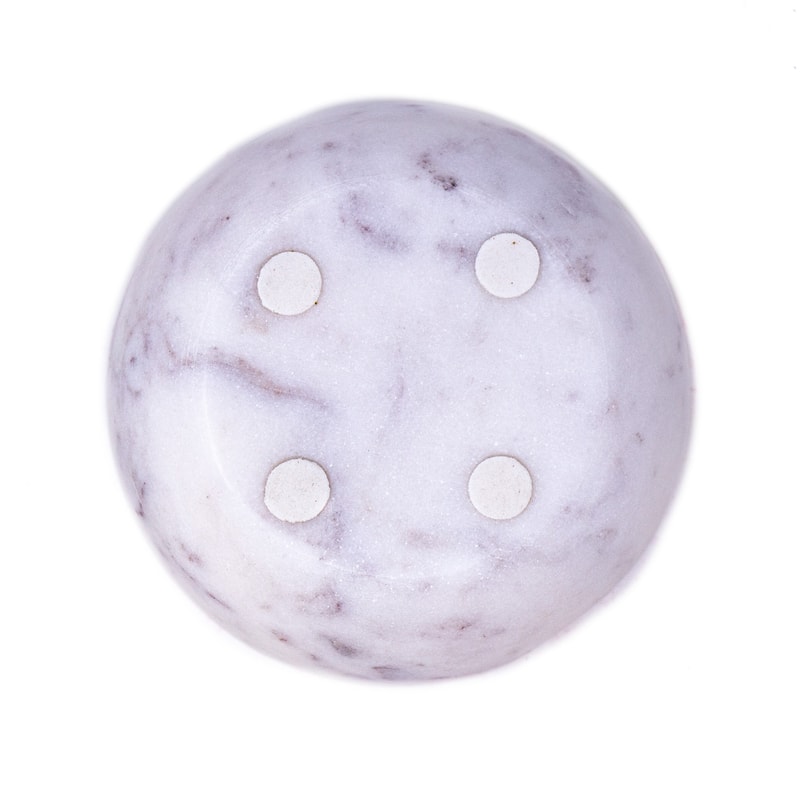 Handmade Marble Pinch Bowls, Set of 2