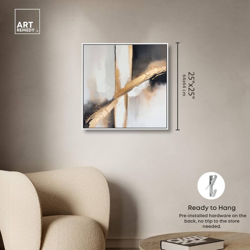 Gilded Rupture II Canvas by Art Remedy