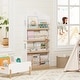 preview thumbnail 6 of 5, COSTARS Kids Bookshelf, 4-Tier Children's Bookcase and Storage, Kids Book Shelf Rack Organizer