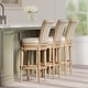 preview thumbnail 40 of 110, Maven Lane 31" Pullman Swivel Bar Height Kitchen Stool