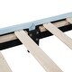 preview thumbnail 10 of 8, Twin Velvet Bed with Shell Ornament and Sturdy Frame