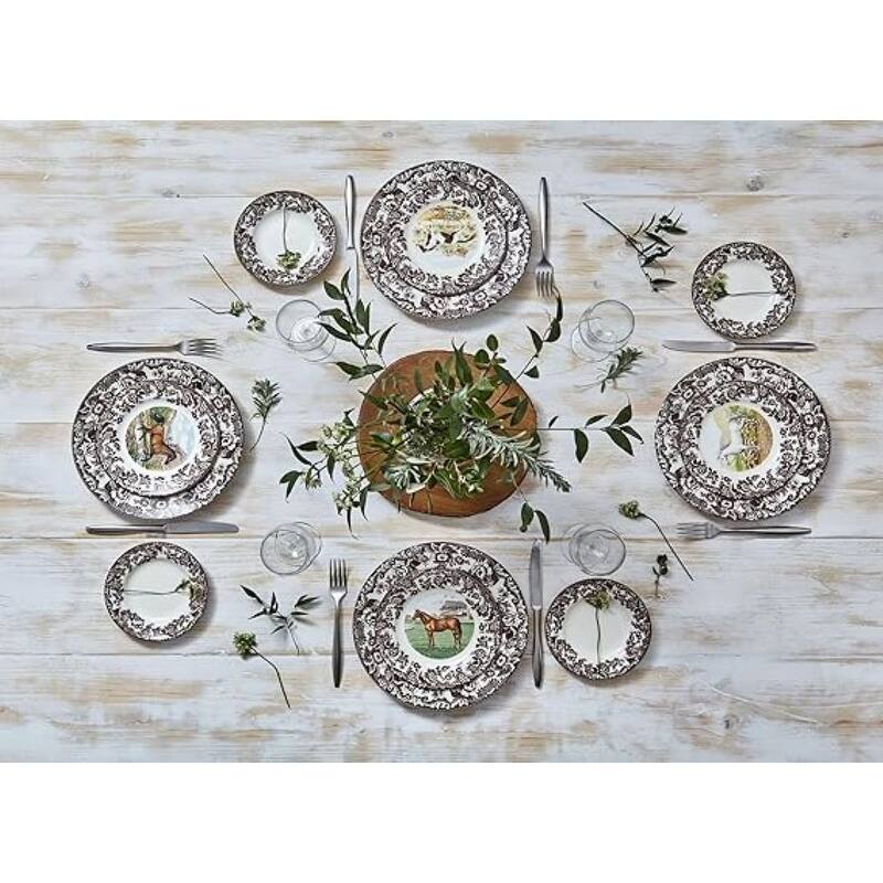 Spode Woodland Salad Plate, Horse 8 Inch - 8x8