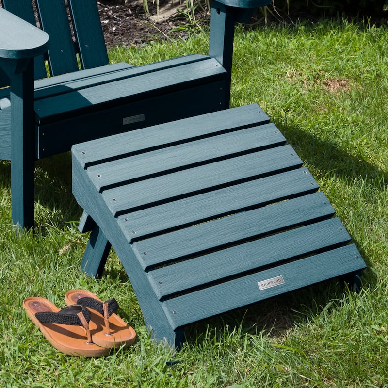 HIGHWOOD Eco-Friendly Synthetic Wood Folding Ottoman