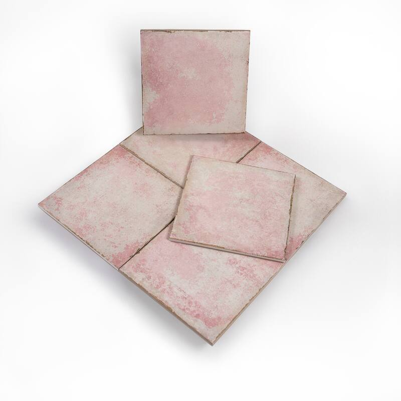 Faenza 8x8 Dusty Pink Porcelain Square Wall and Floor Tile (6.46 sq ft/case) - 15 Pack