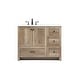 preview thumbnail 1 of 9, Elegant Lighting VF2842 Soma 42" Free Standing Single Basin Vanity Set Natural Oak - Oak Finish