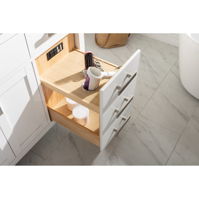Valentino 54" Single Vanity in White