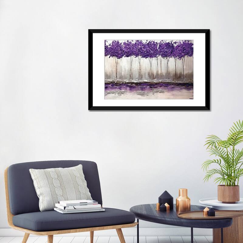 iCanvas "Purple Summer" by Osnat Tzadok