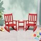 preview thumbnail 28 of 63, Laguna Kids Outdoor Poly Rocking Chair with Side Table 3-Piece Set
