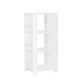 preview thumbnail 33 of 32, RiverRidge Kids Bookshelf and Toy Organizer Tower with 3 Cubbies and 6 Bookracks for Playroom, Nursery, and Reading Nook White without Bins