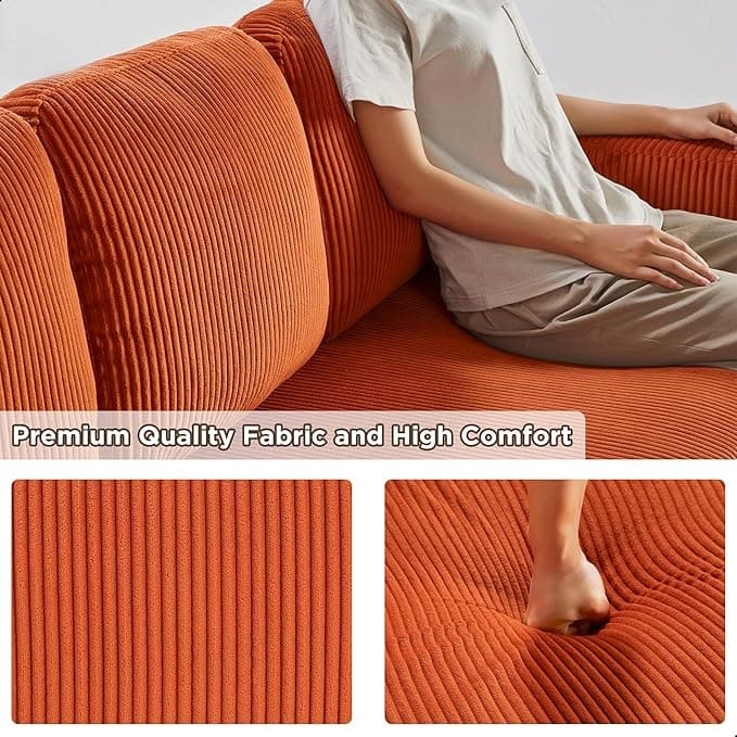 Modern Sleeper Sofa Bed, Couch Bed with Bookshelves & Charging Port