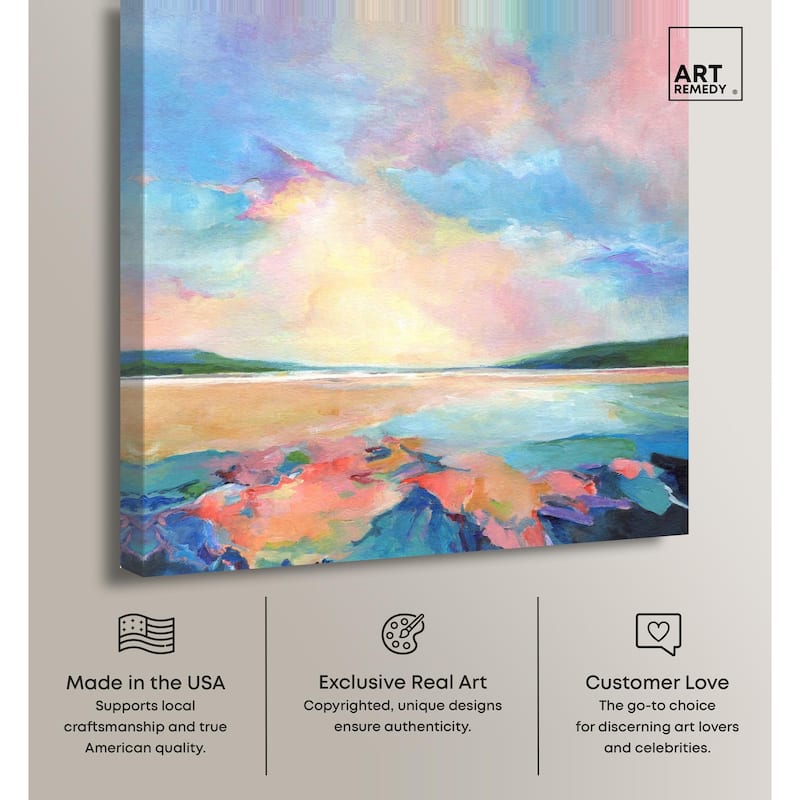 Island Fiesta Canvas by Art Remedy, Gallery Wrapped