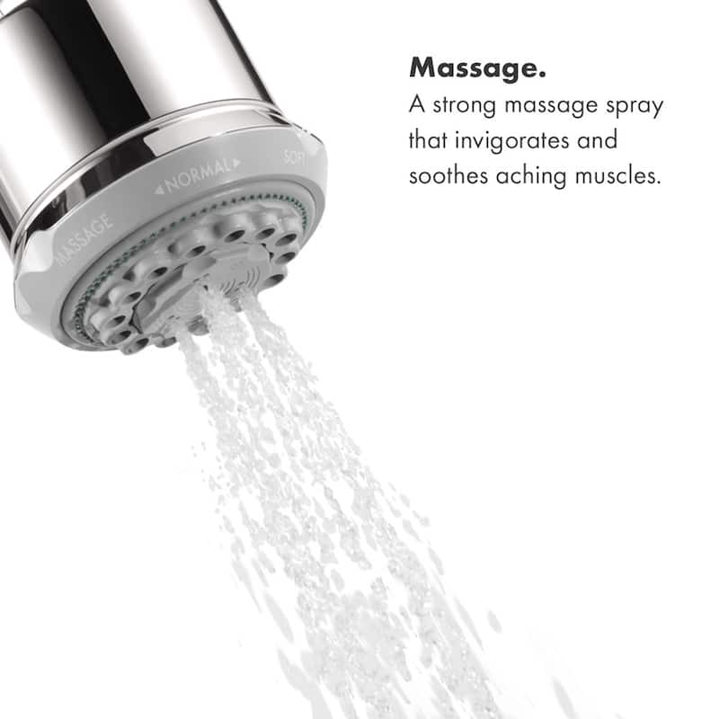 Hansgrohe Clubmaster Tub and Shower Trim Package with 2.5 GPM Multi - Chrome