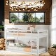 preview thumbnail 13 of 22, Wood Floor Bunk Bed, Twin Over Twin, Loft Bed, Wood Bed White
