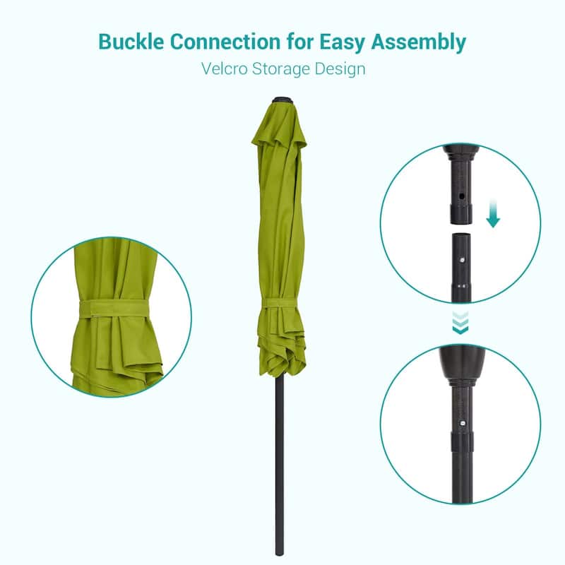 Bonosuki 7.5-foot Waterproof Sunshade Canopy Patio Umbrella