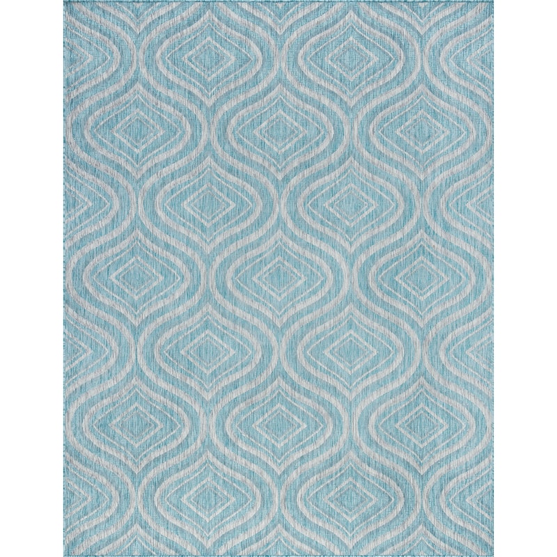 Colonnade Modern & Contemporary Abstract Indoor/Outdoor Area Rug