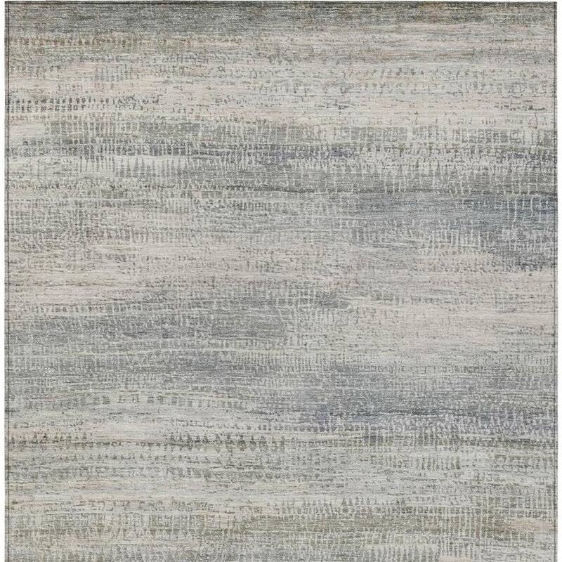 HomeRoots Abstract Transitional Rectangle Outdoor Rug