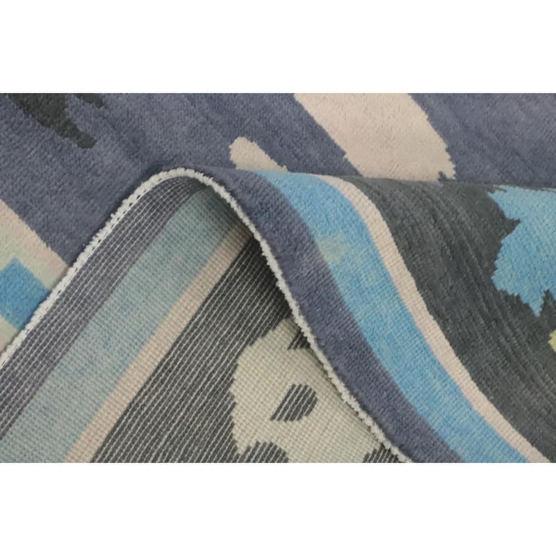 Vegetable Dye Wool Gabbeh Turkish Large Rug Handmade Wool Carpet - 14' 2'' X 10' 7''