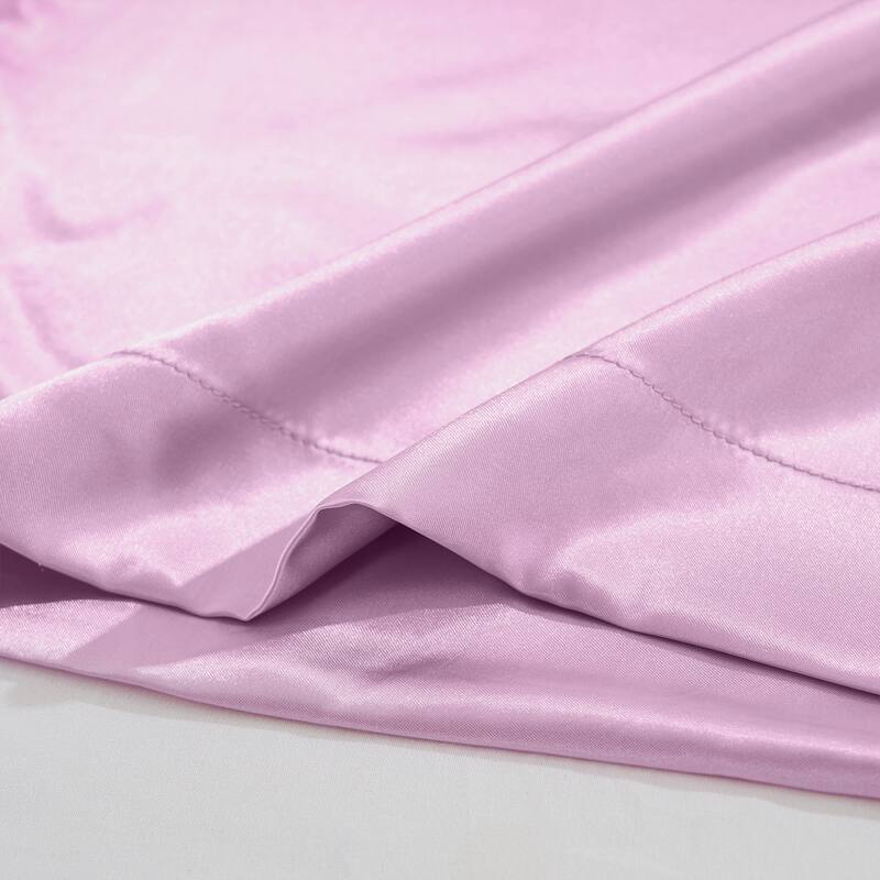 2 Pack Satin Pillowcase Silky Pillow Cases Set