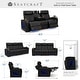 preview thumbnail 13 of 11, Seatcraft Armada LT HeatZero Italian Leather Home Theater Sofa