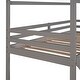 preview thumbnail 36 of 40, Twin Solid Wood Loft Bed with Staircase & Slide - House-Shaped bed