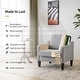 preview thumbnail 32 of 133, VINGLI Mid Century Modern Fabric Accent Chair