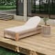 Option Teak Look Wood + Beige Rope + Natural Iron
