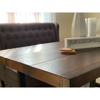 Carbon Loft Barnett Solid Wood Dining Table - 72 x 36 x 30H
