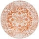 preview thumbnail 58 of 74, SAFAVIEH Madison Snowflake Medallion Rustic Farmhouse Distressed Rug 4' Round - Orange/Ivory