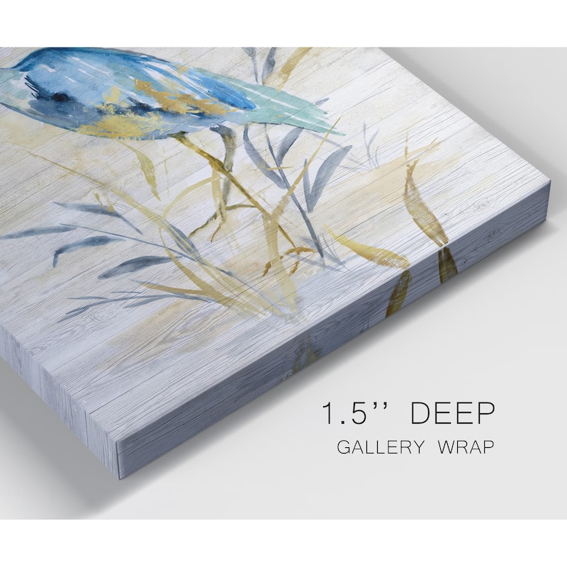 Blue Heron II Premium Gallery Wrapped Canvas - Ready to Hang