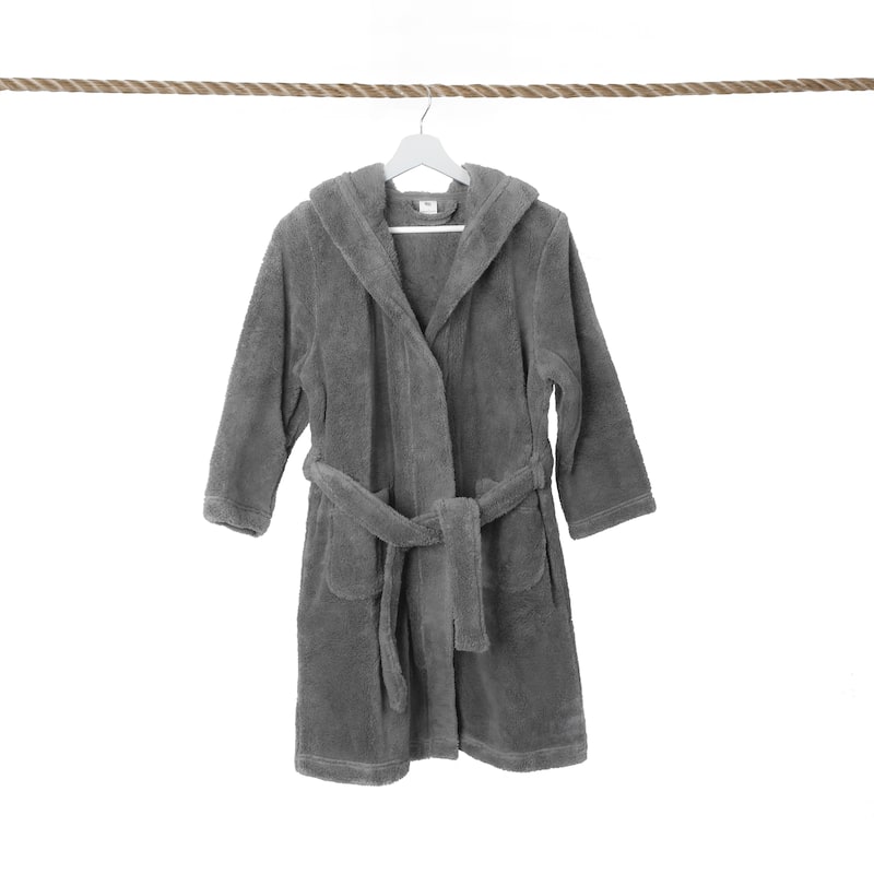 Sweet Kids 100% Polyester SUPER PLUSH Double Brushed Hooded Bathrobe